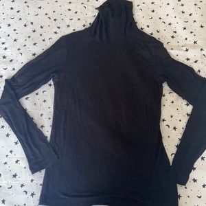 H&M basics long sleeve turtle neck black